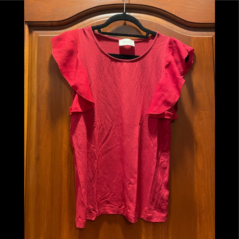 Made in Italy red blouse